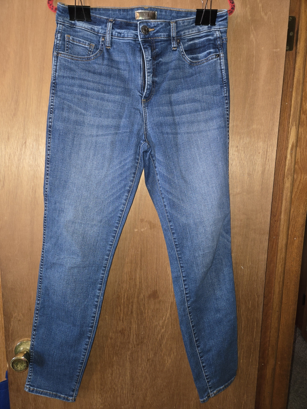 Kut from the Kloth Size 10 High Rise Diana FAB AB Mid Blue Skinny Jeans